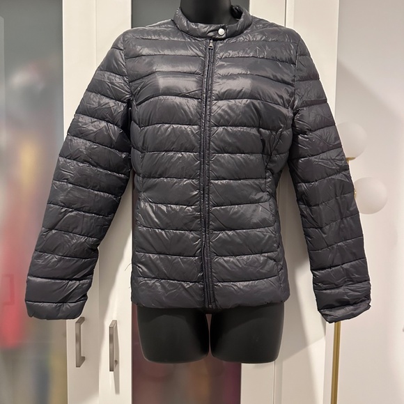 Marie Lund Copenhagen Ultra-Light Down Jacket – Anthracite Gray Sz Small - Picture 6 of 16